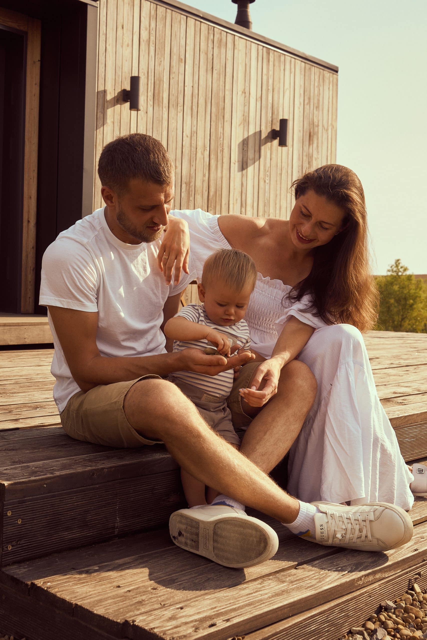 Outdoor family photo near Amsterdam