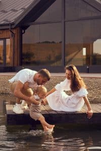 Outdoor family photo near Amsterdam