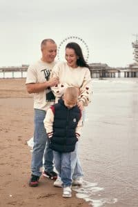 Family photo in The Hague 