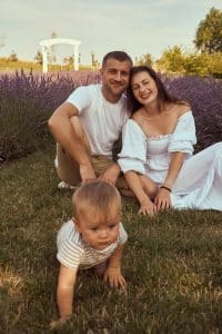 Outdoor family photo near Amsterdam