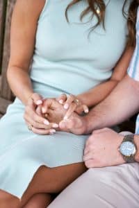 Photo with surprise proposal in Amsterdam